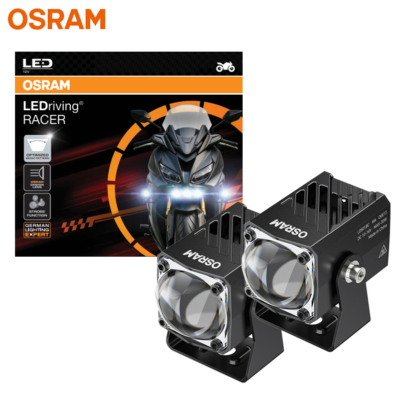 Universal Motorcycle Led Headlight Projector - OSRAM LED Motor High Low Beam