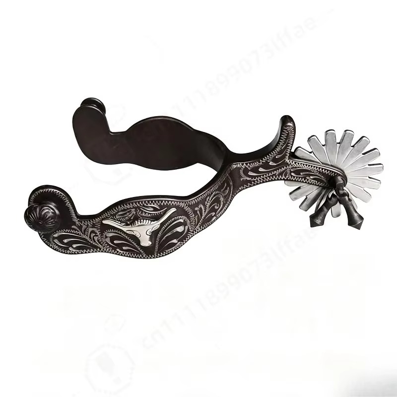 Hand‑Carved Western Horse Spur - Riding Gear 评论和价格