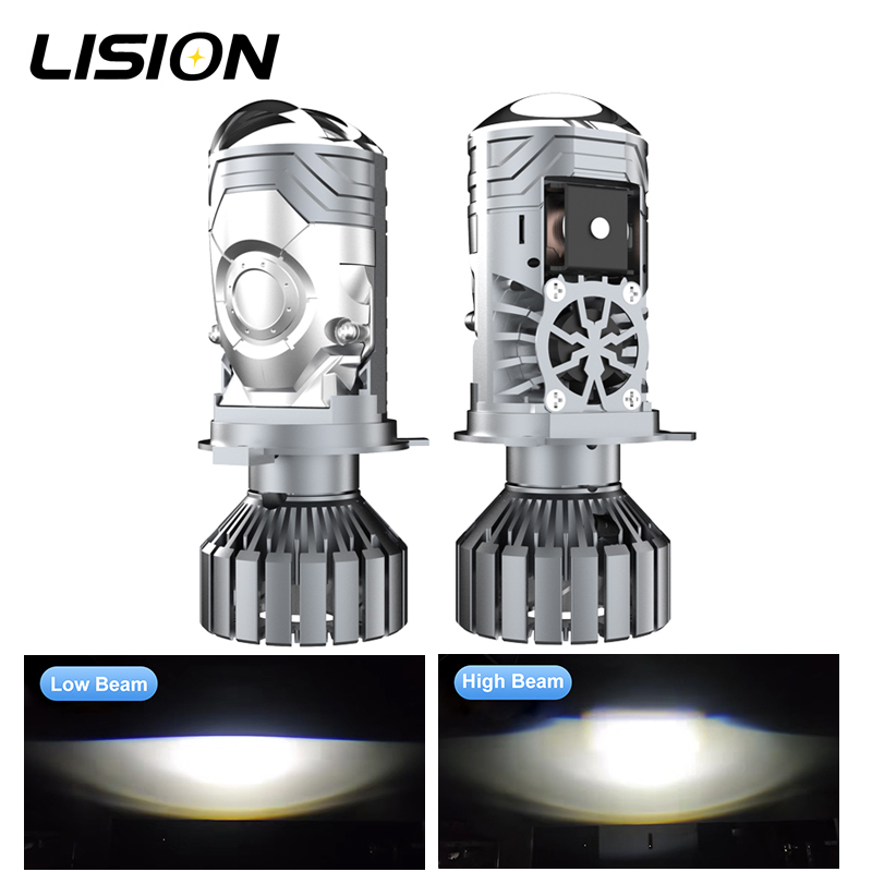 2pcs 90Watts/Bulb A16-D Mini P - Universal Motorcycle Led Headlight Projector 评论和价格