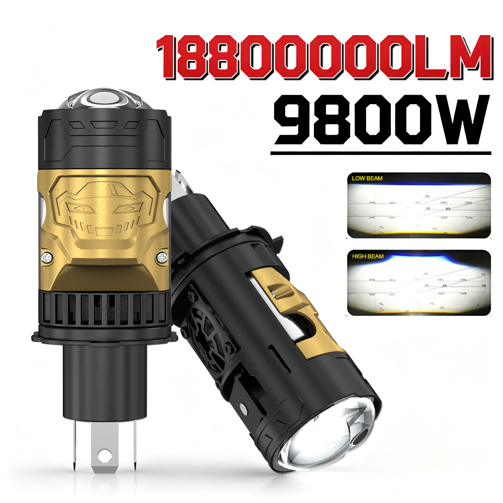 H4 LED Headlight Projector Len - Universal Motorcycle Led Headlight Projector 评论和价格