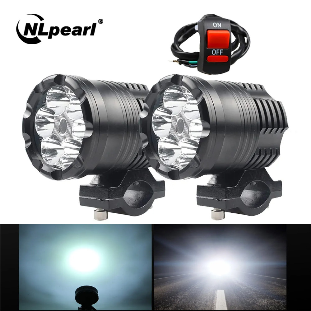 NLpearl 60W Motorcycle LED Hea - Universal Motorcycle Led Headlight Projector 评论和价格