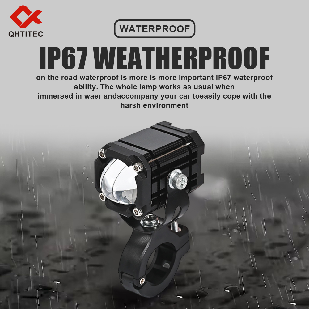 Motorcycle LED Auxiliary Light - Universal Motorcycle Led Headlight Projector 评论和价格