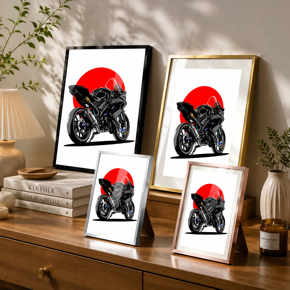 Black Sport Motorcycle Red Sun - Riding Gear 评论和价格
